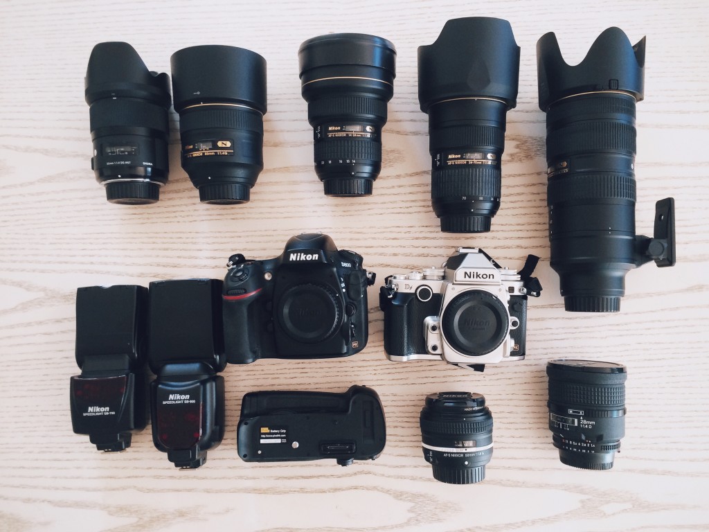 My Nikon gears. Taken by iPhone.
